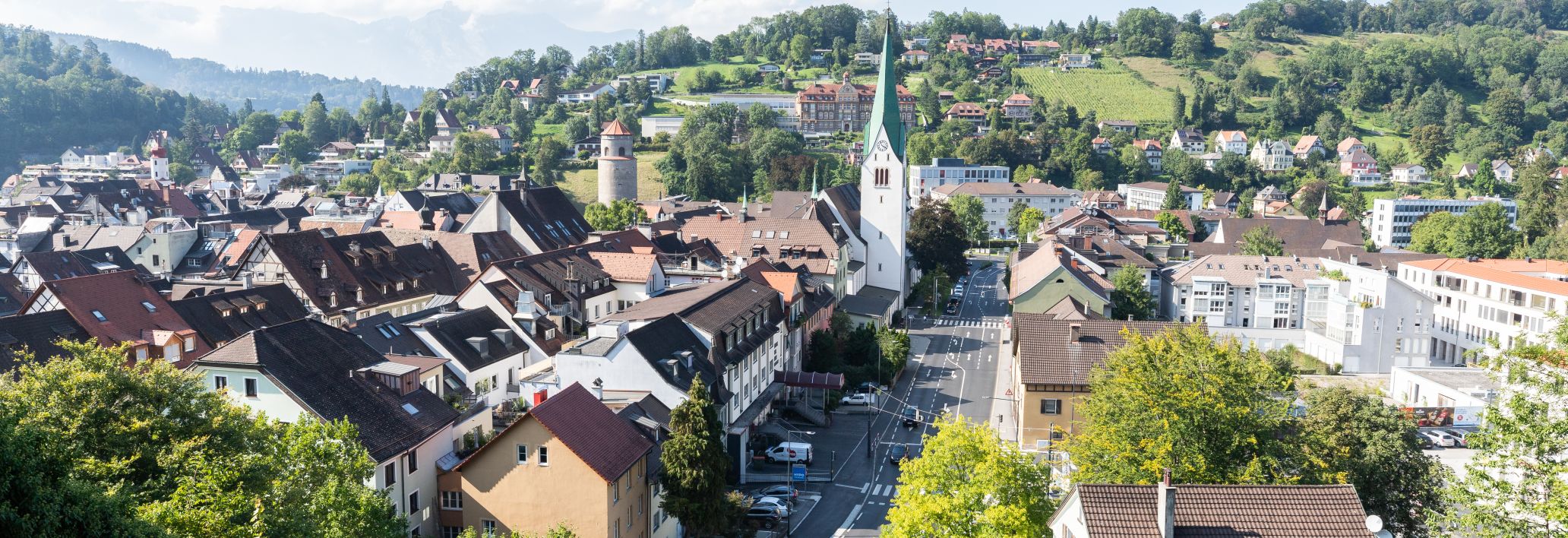 Blick von der Schattenburg Blick von der Schattenburg